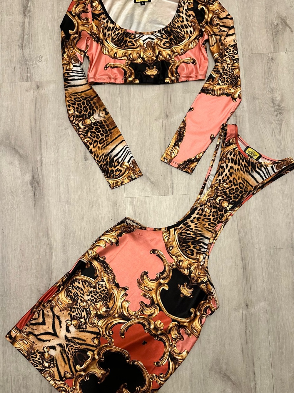 Two-Piece Cut-Out BodyCon Dress
